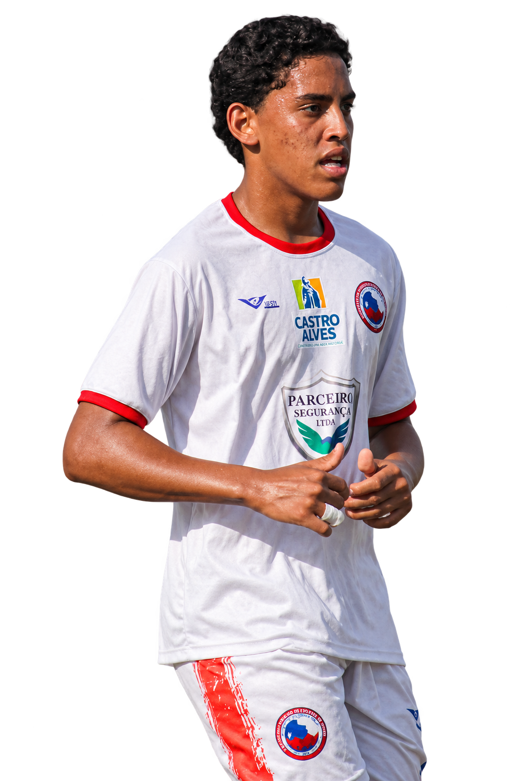 Retrato de Samuel Leite com uniforme do CFFB